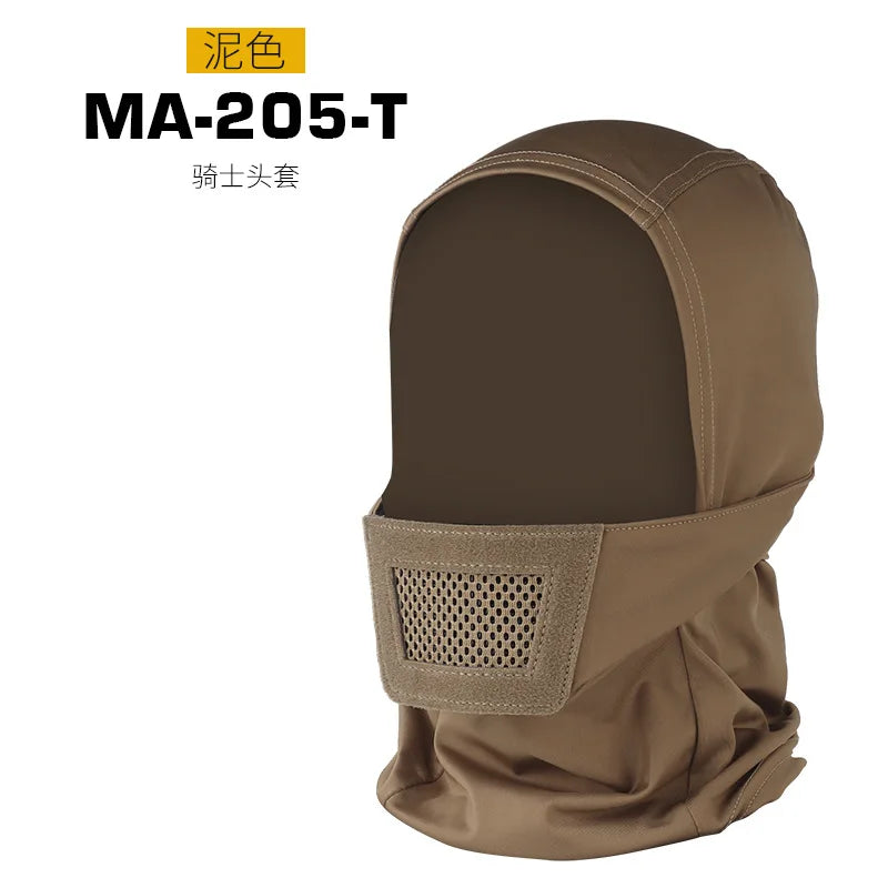 Airsoft Mask for Men Tactical Mask Headgear Full Face Protection Knight Headwear for Paintball Hunting Sport