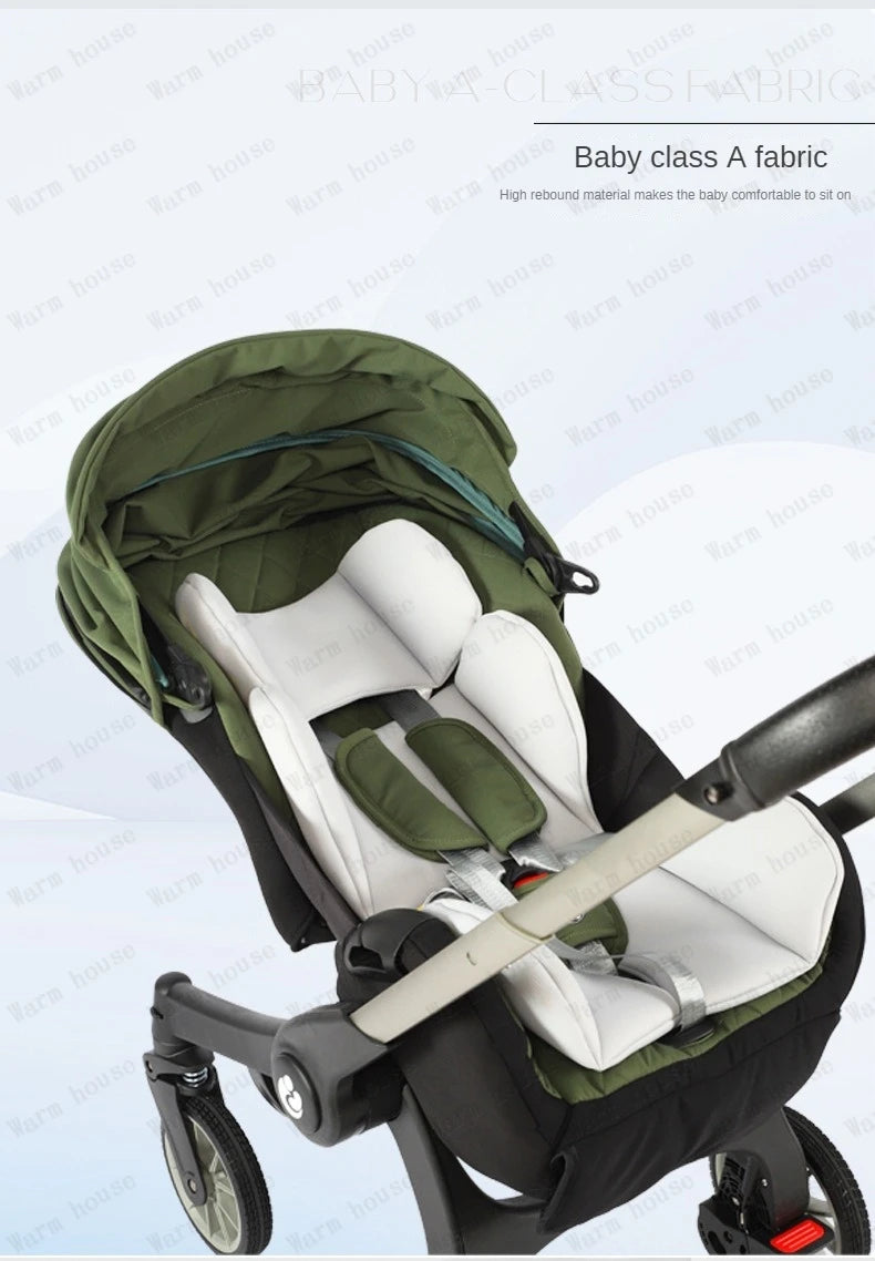 New baby stroller 4in1 Multifunctional newborn baby carriage 3in1 stroller Foldable Basket type seat