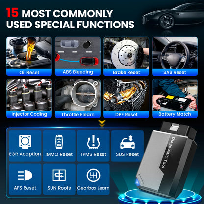 KINGBOLEN Ediag Elite All system 10+ Reset OBD2 Scanner FCA CAN FD Bidirectional Diagnostic tool Lifetime free update PK AIOBD