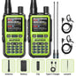 1/2PCS BAOFENG UV-5R Mini Walkie Talkie Dual PTT Wireless Bluetooth Programming Multi-Band Type-C Charge Long Range Ham Radio