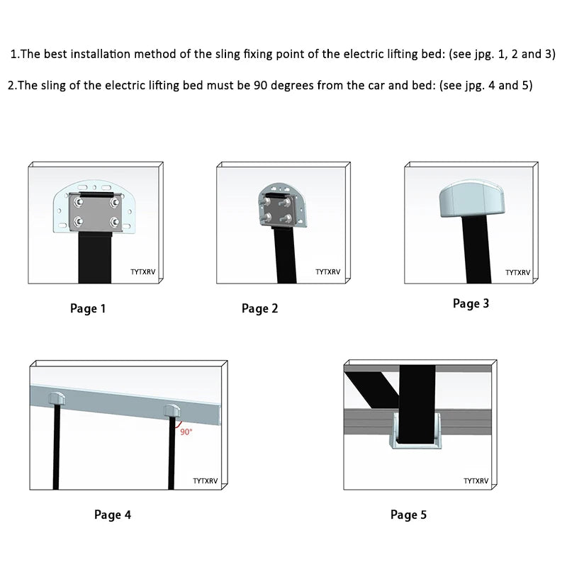 Caravan 12V/24V/220V Adjustable Bed Lift System Aluminum, RV Campervan Bed Lift, Motorhome Accessories, Customisable Dimensions