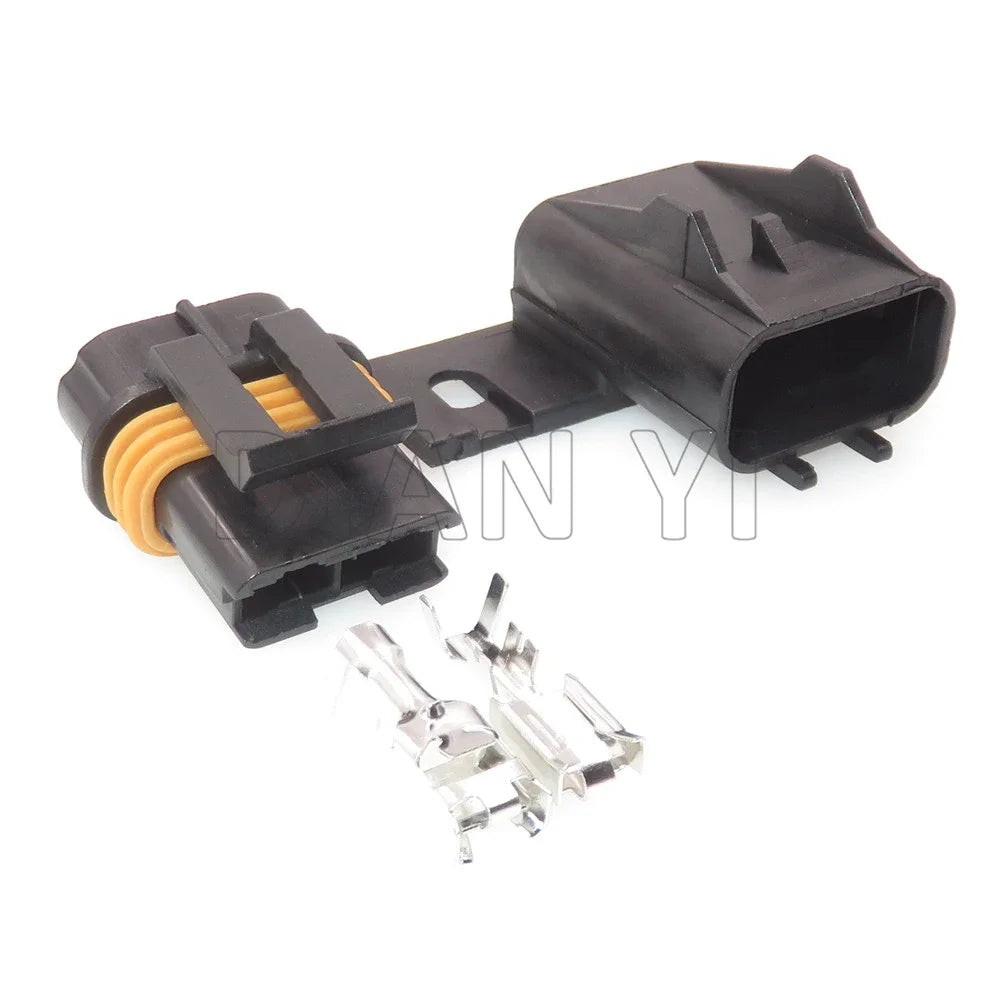 1 Set 2 Way AC Assembly Car Docking Connector For Buick 12103172 12033769 12033731 Automotive Electronic Fan Plug With Cables