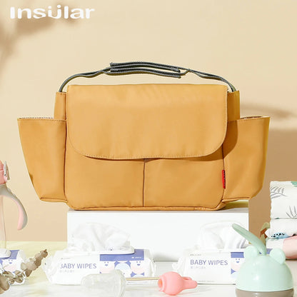 Baby Stroller Bag Pram Organizer Stroller Accessories Stroller Cup Holder Cover Trolley Organizer Pouch Travel Accessories