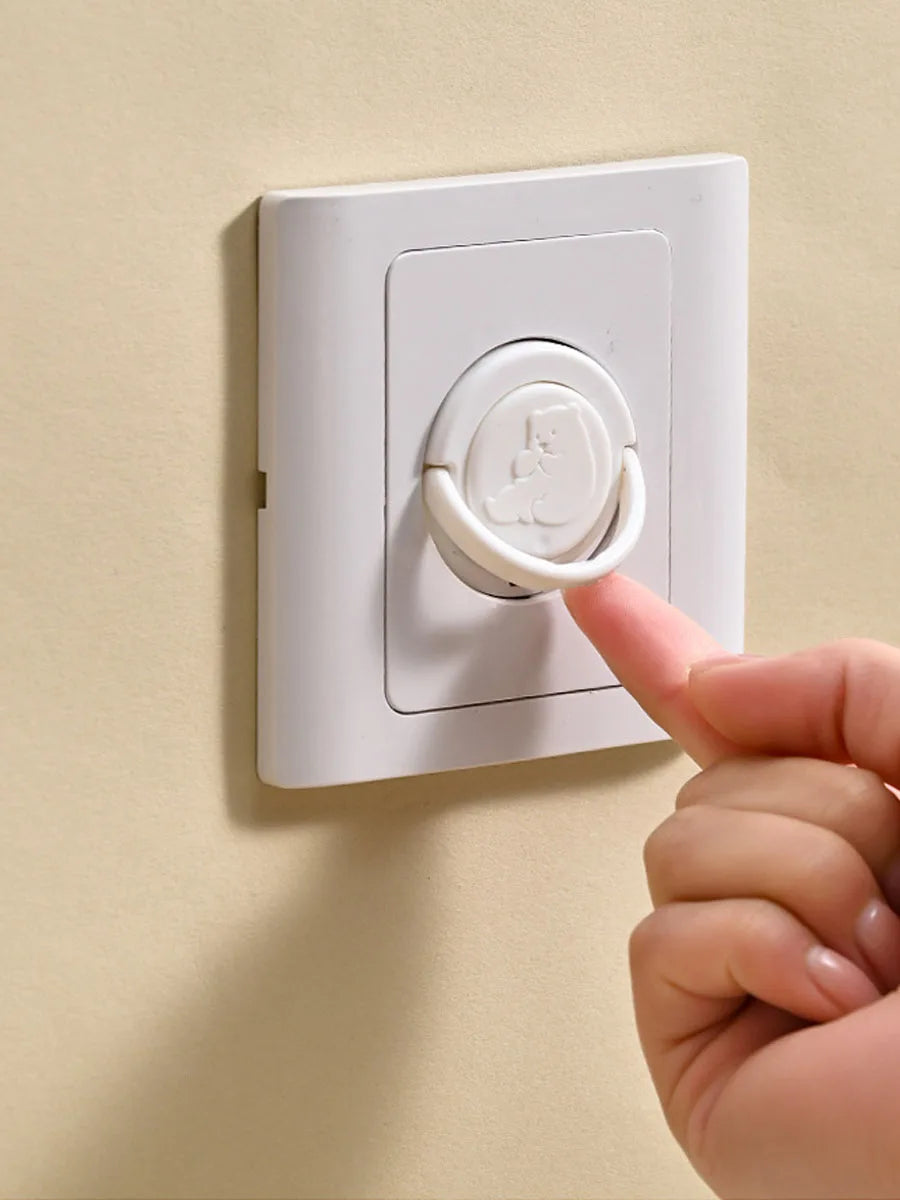 10pcs Baby Safety Socket Covers Electrical Outlet Protectors Cover Anti-electric Shock Socket Cover Child Safe Protection