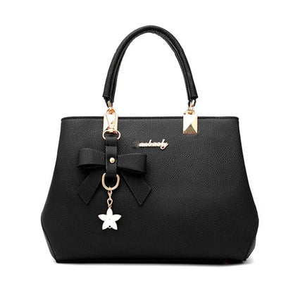 New  Elegant Shoulder Bag for Women Luxury Designer Handbags Female Bags Plum Bowknot Sweet Messenger Crossbody Bag