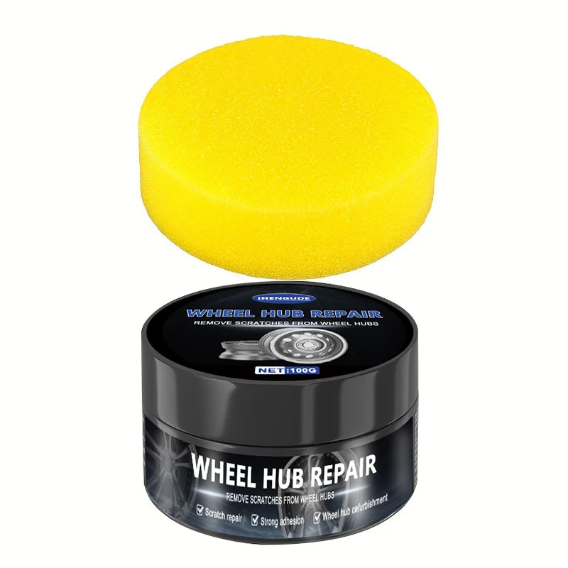 1 Piece 100g Wheel Scratch Repair Wax - Car Tire Detail Treatment and Deep Care Wheel Hub Scratch Repair Polishing Remove Wheel Scratch Wax