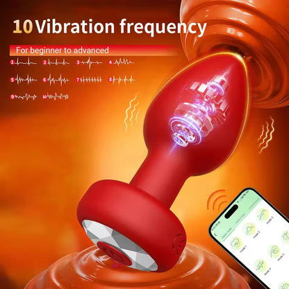 Powerful Small Anal Vibrator for Gay Wireless Remote Control 10 Frequency Vibration Prostate Massager Female Vagina Massager