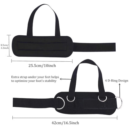 Ankle Strap for Cable Machine Kickbacks,Glute Workout,Leg Extensions,Booty Hip Abductors Exercise,Adjustable Ankle Cuff for Gym