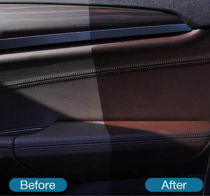 Plastic Leather Restorer Interior Trim Conditioner Polish Shine Cleaner Restore New Black Color Fading Repair Car Care Detail