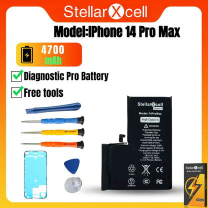 High Capacity Diagnostic Battery OEM TI BMS No Pop Up Message Run Diagnose for iPhone 12 13 14 15 Pro Max Pro Mini Plus