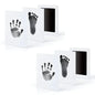Newborn Baby DIY Hand And Footprint Kit Ink Pads Photo Frame Handprint Toddlers Souvenir Accessories Safe Clean Baby Shower Gift