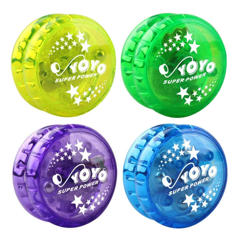 New Magic Night Light Yoyo Ball High Speed Bearing Special Support Metal Boy and Girl Yoyo Gift Night Light LED Light