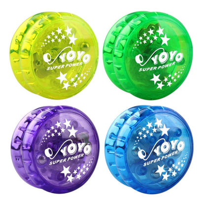 New Magic Night Light Yoyo Ball High Speed Bearing Special Support Metal Boy and Girl Yoyo Gift Night Light LED Light