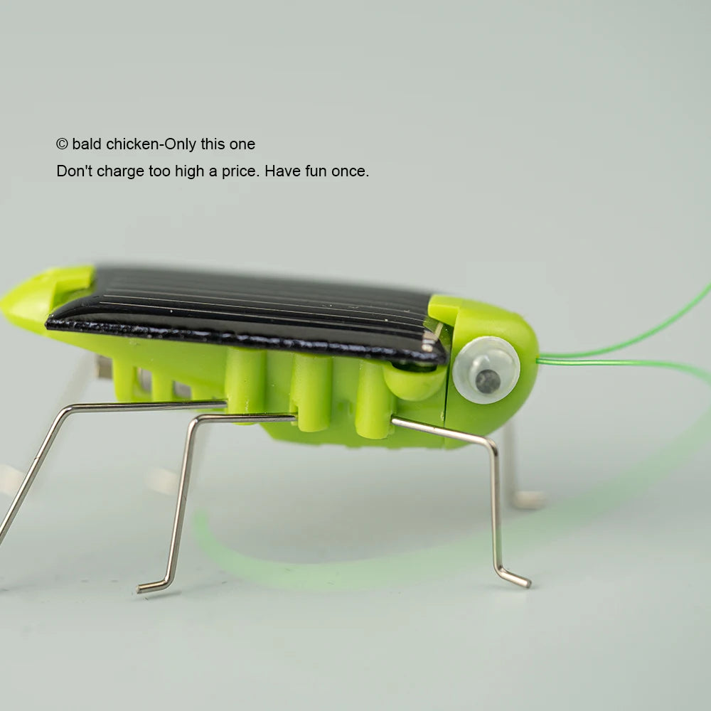 Solar Simulation Insect Grasshopper Toy Puzzle Children Selected Gift Gift Boys And Girls Science Education Funny Moving Toy Kid