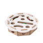 Cat Scratching Posts For Indoor Cat Puzzle Toy Felt Puzzle Box Cat Exercise Toy with Ball Kitten Interactive Indoor Exercise Toy