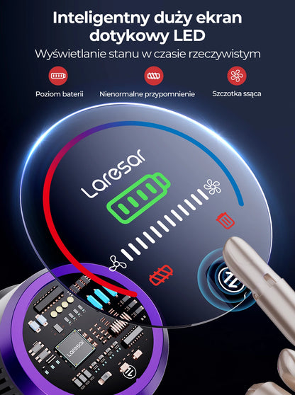 Laresar V8 Cordless Vacuum Cleaner Handheld Car 48000PA 500W 60 Mins Home Appliance Wireless Removable Battery Brushless motor