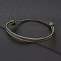 Minimalist Handwoven Rope Bracelet Unisex Sliding Adjustable 4 Styles Chroma 2mm Ethnic Cord Braclet Couple Casual Daily Jewelry