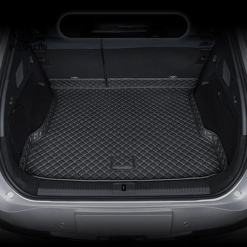 For Xpeng G6 2026 2025 2024 Car Boot Mat Rear Trunk Liner Cargo Protection Leather Trunk Mat Interior Modification Accessories