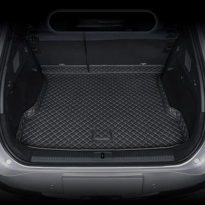 For Xpeng G6 2026 2025 2024 Car Boot Mat Rear Trunk Liner Cargo Protection Leather Trunk Mat Interior Modification Accessories