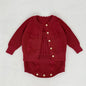 2025 New Autumn Toddler Baby Girl Clothes Set 0-3Yrs Infant Baby Girls Clothing Suit Long Sleeved Cardigan Sweater+PP Shorts