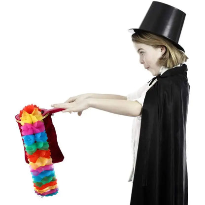 Magical Change Bag Magic Prop Twisting Handle Make Things Appear Disappear Performance Stage Magic Trick for Kids Party Supplies