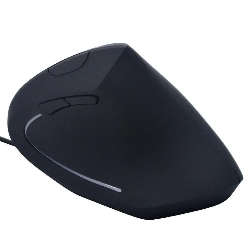 Vertical Optical Mouse Ergonomic Design 4 Level DPI Adjustable USB LED Wired Gaming Mouse for Windows Laptop PC