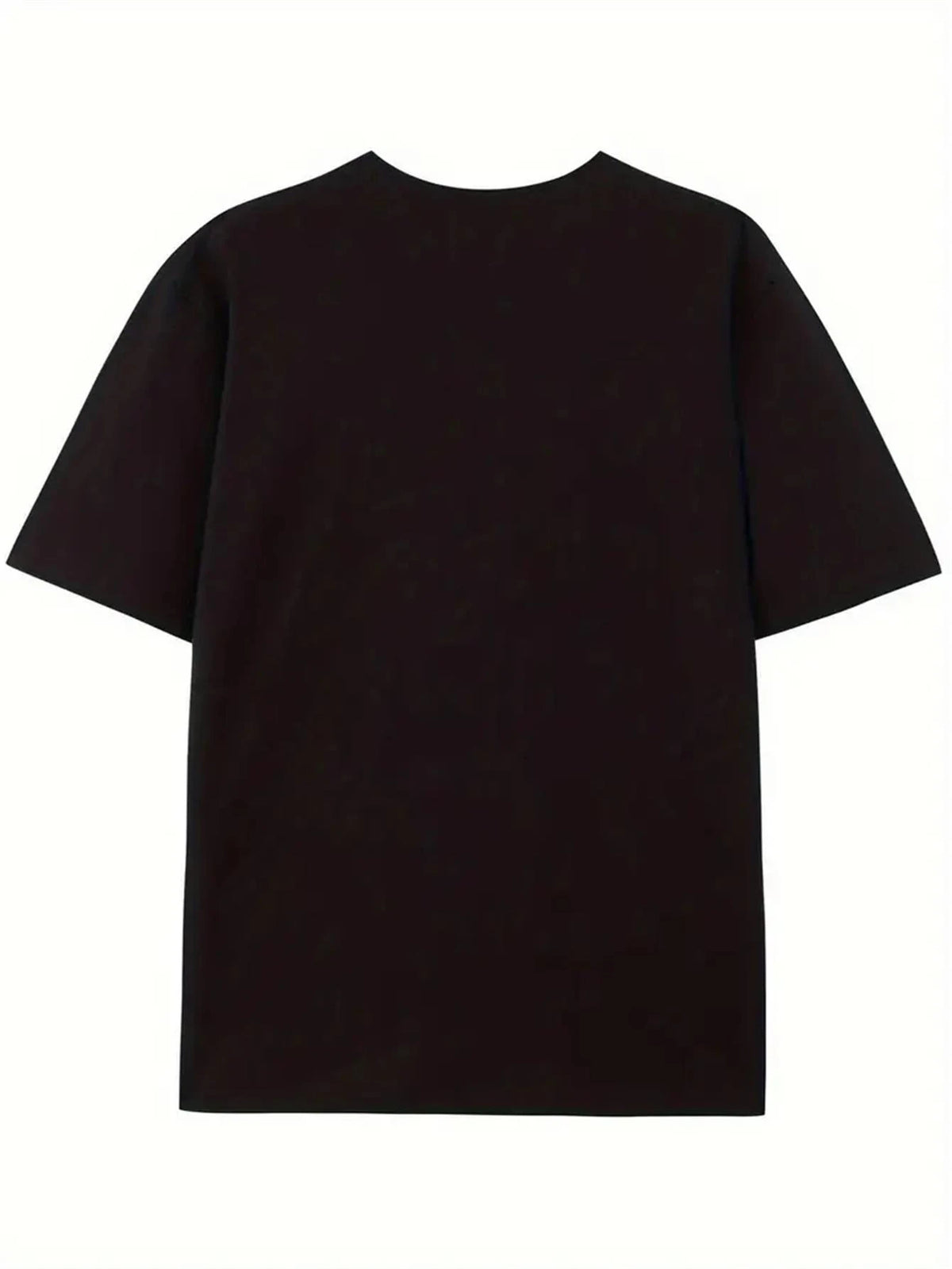 Casual Black T-Shirt Featuring German Phrase 'ICH BIN IMMER ARTIG' for Everyday Fashion