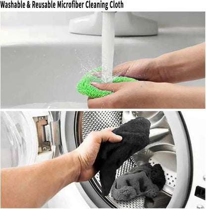 Telescopic Car Window Windshield Cleaning Brush Set Microfiber Window Glass Cleaner Car Window Cleaner Scraping Mist Eliminator
