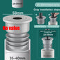 Silicone Bathroom Sewer Seal Ring Kitchen Sink Sewer Pipe Seal Plug Washing Machine Anti-odor Leakage Floor Drain Seal Connector