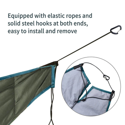 Portable Hammock Underquilt Winter Cold Weather Warm Under Quilt for Outdoor Camping Hiking Traveling Supplies