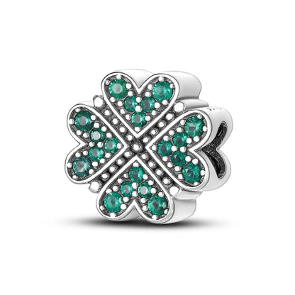 Original 925 Sterling Silver Charm Beads Clover Sunflower Tulip Carnation Pendant For Women Jewelry Fashion Gift