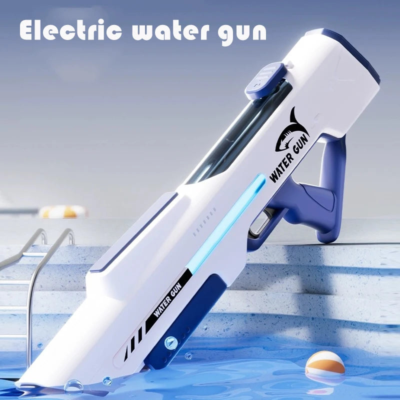 Kids Electric Water Gun Toys Summer Outdoor Beach Pool Garden Fight Games High Pressure Automatic Bursts Watergun Children Gifts