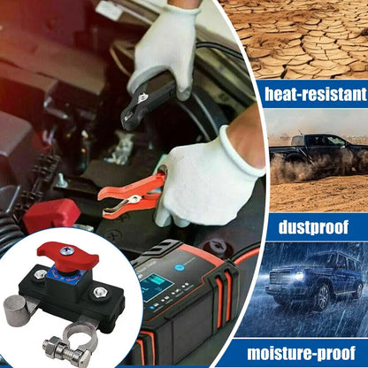 12/24V Car Battery Disconnect Switch Manual Automatic Circuit Breaker Anti-Power Off Leakage Protector Universal Auto Parts