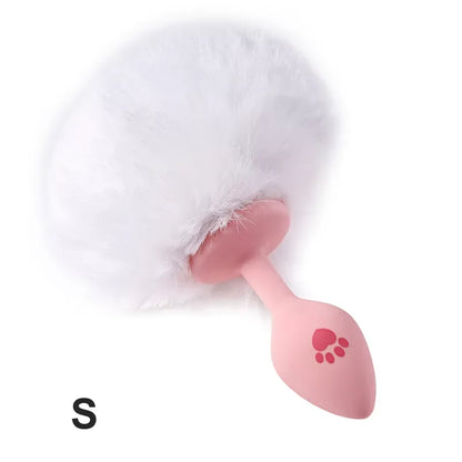 Cat Paw Anal Plug Adult Couple Games Butt Plug Erotic Product Penetration Anal Toy with Hairball Fox Tail Sex Toys for Men Women
