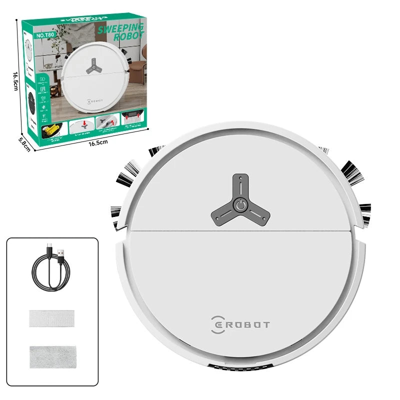 Lenovo Mini Sweeping Machine Smart  Vacuum Cleaner Small Household Appliances Multi-function Intelligent Automatic Sweep Robot