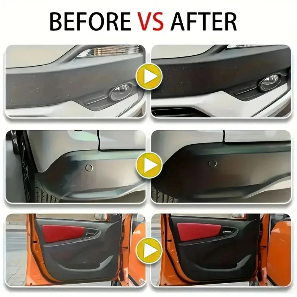 Car Plastic Restorer Back To Black Gloss Auto Interior Leather & Panel Renewal Wax Coating Agent Auto Polish And Repair Coating