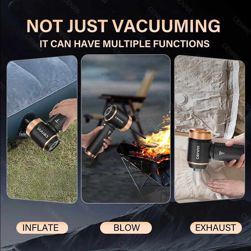 CENRR New Portable Car Vacuum Cleaner Mini 998000PA Cordless Powerful for Home Handheld Blower Car Cleaner Car Vacuum Cleaner