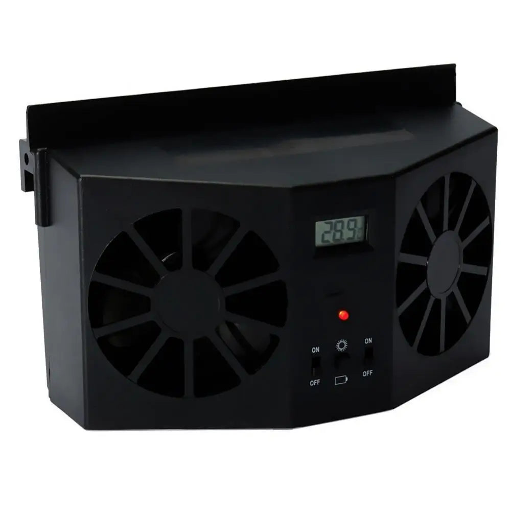 Car Auto Solar Fan Window Cooling Air Vent Vehicle Ventilation System Radiator Car Fans