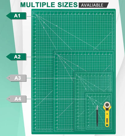 A2 A3 A4 A5 PVC Cutting Mat Double-Sided Self-Healing Board Patchwork Tools DIY Manual Craft Artist Cutting Knife Racket Kit
