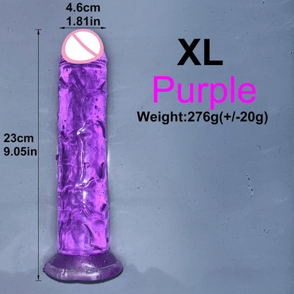 Cheap Realistic Butt Plug Jelly Dildo 5 Sizes Man Women Anal Sex Toys Gay Suction Cup Big Dick Soft Masturbators Small Penis