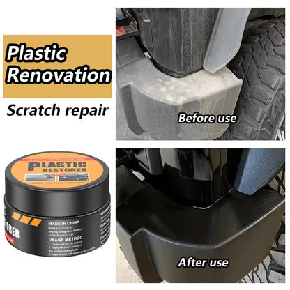Car Plastic Restorer Back To Black Gloss Auto Interior Leather & Panel Renewal Wax Coating Agent Auto Polish And Repair Coating