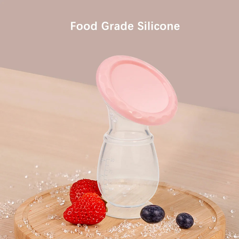 Baby Feeding Manual Breast Pump Partner Breast Collector Automatic Correction Breast Milk Silicone Pumps Maternity Products