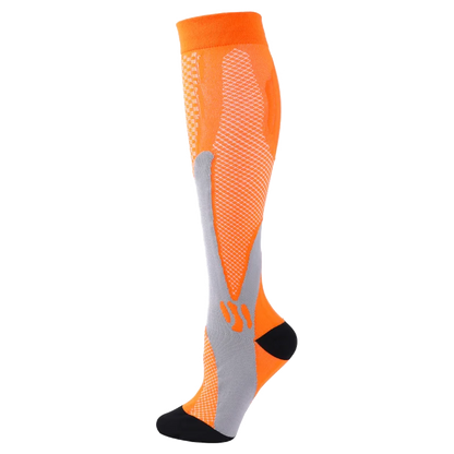 Compression Stockings Blood Circulation Promotion Slimming Compression Socks Anti-Fatigue Comfortable Solid Color Socks