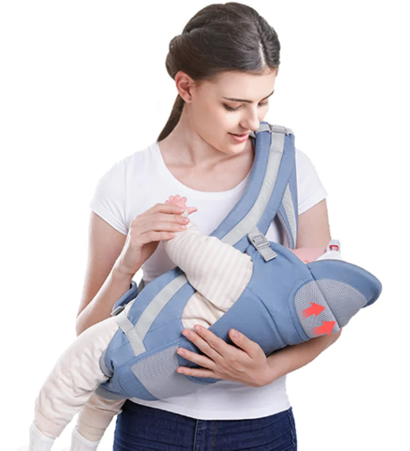 Ergonomic Baby Carrier Backpack Infant Baby Hipseat Carrier Front Facing Ergonomic Kangaroo Baby Wrap Sling Travel Backpack