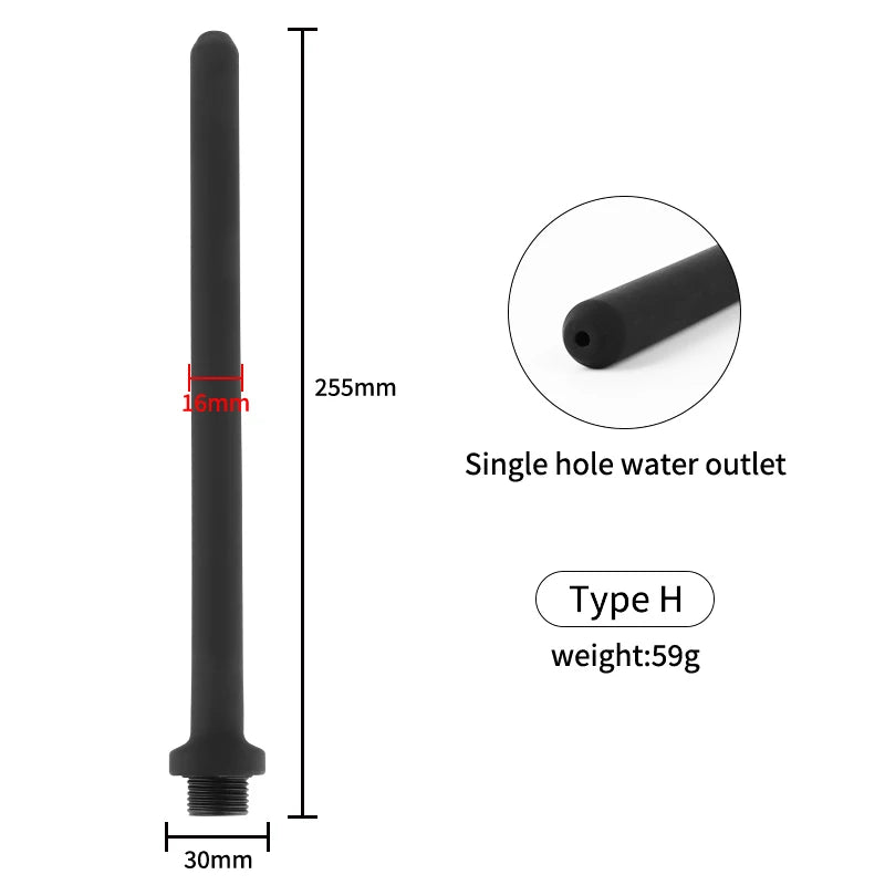 Soft Silicone Enema Kit  Multi Size Vaginal Anal Douche Heads  Professional Intimate Cleaning for Constipation Relief  Adult Toy