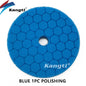 Kangti 5/6 inch Car Polishing Pad Kit Set Self-Adhesive Buffing Waxing Sponge Wool Wheel Polishing Pad For Car Polisher Drill
