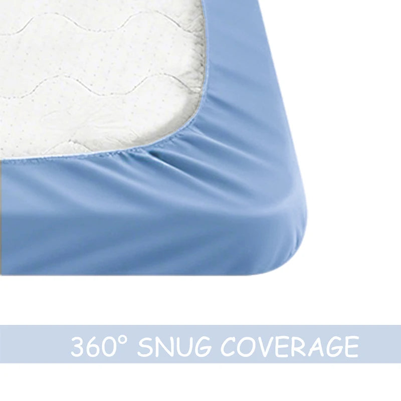 Baby Crib Sheets for Boys Girls Solid Color Fitted Crib Sheet Toddler Mattress Protector Cover Newborn Bed Sheet Babies Stuff