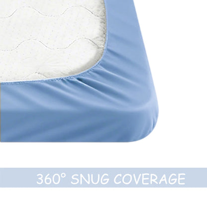 Baby Crib Sheets for Boys Girls Solid Color Fitted Crib Sheet Toddler Mattress Protector Cover Newborn Bed Sheet Babies Stuff