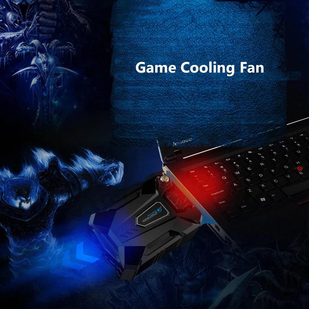 COOLCOLD K27 Portable Notebook Laptop Cooler USB Air Extracting Cooling Vacuum Fan Radiator Laptop Notebook Cooler