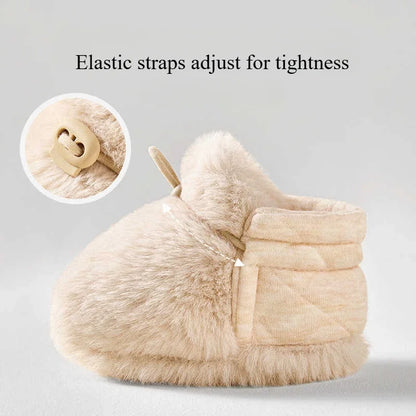 Warm Infant Toddler Crib Soft Comfortable Infant Girls Boys Anti-Slip Socks Slipper Newborn First Walkers Shoes for 0-1 Year Old